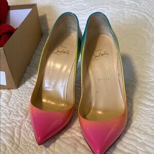 Christian Louboutin Multicolor Gradient Pumps